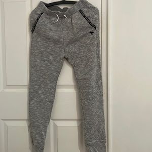 Gray Abercrombie and Fitch sweatpants